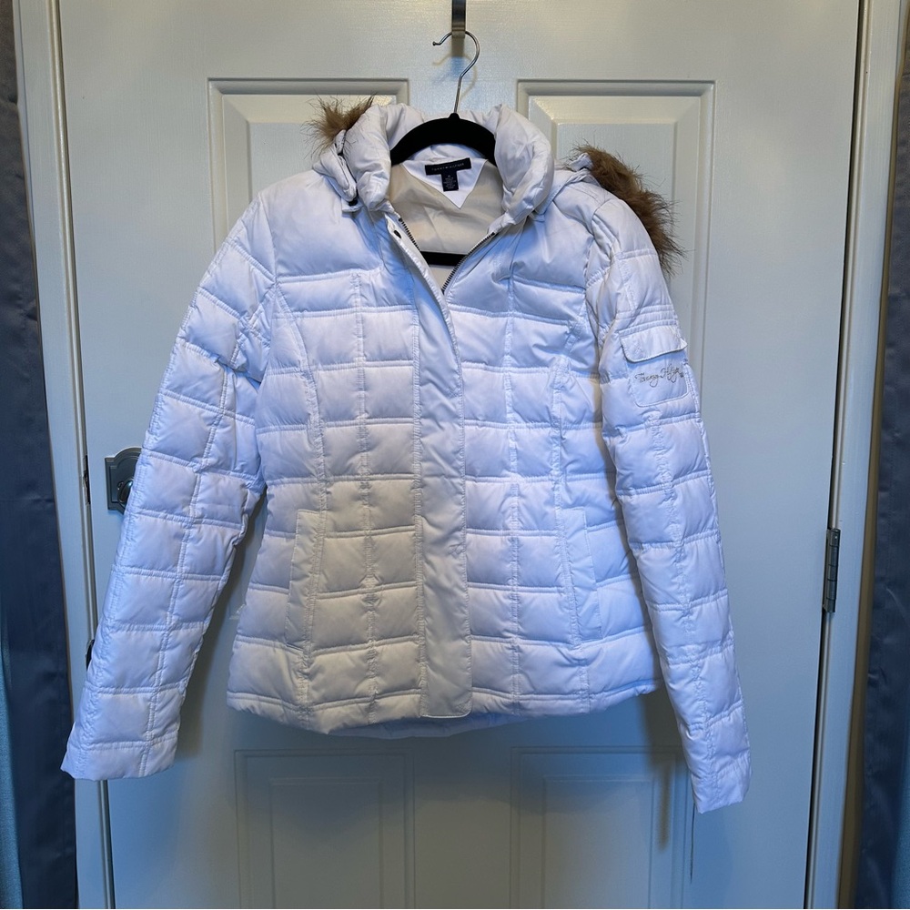 Women’s Tommy Hilfiger Classic White Coat